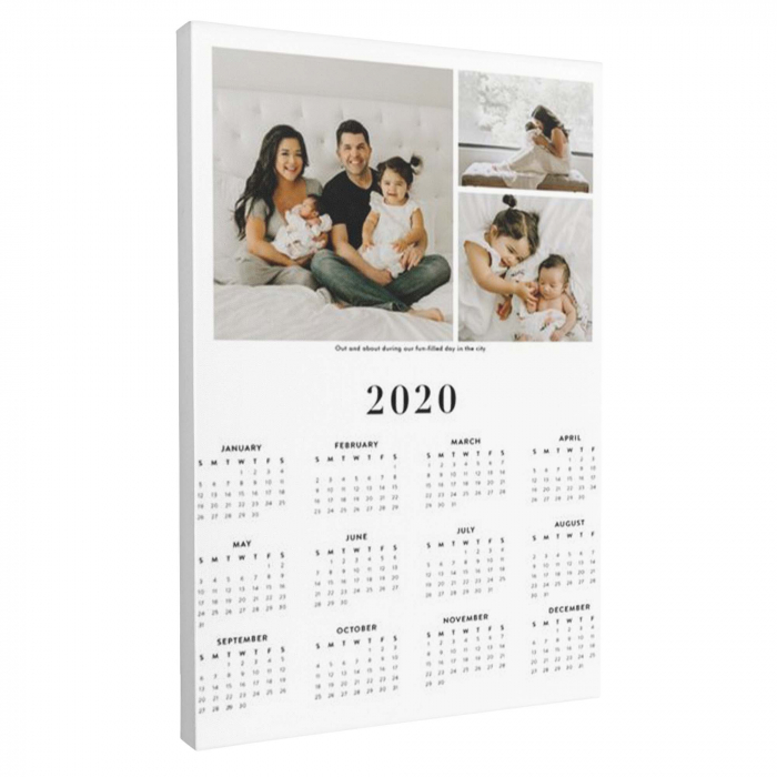 Tablou Canvas Personalizat, Intaglio, print pe panza, calendar cu poze cadou pentru ramas bun sef [1]