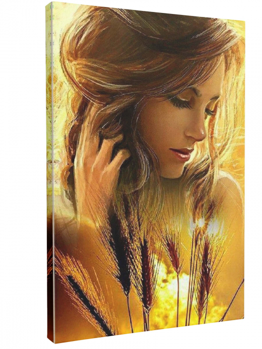 Tablou canvas personalizat, Poza ta in dubla expunere, Intaglio, color, print pe panza Premium [1]