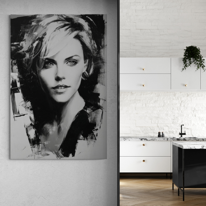 Tabloul „Portret  Charlize Theron [1]