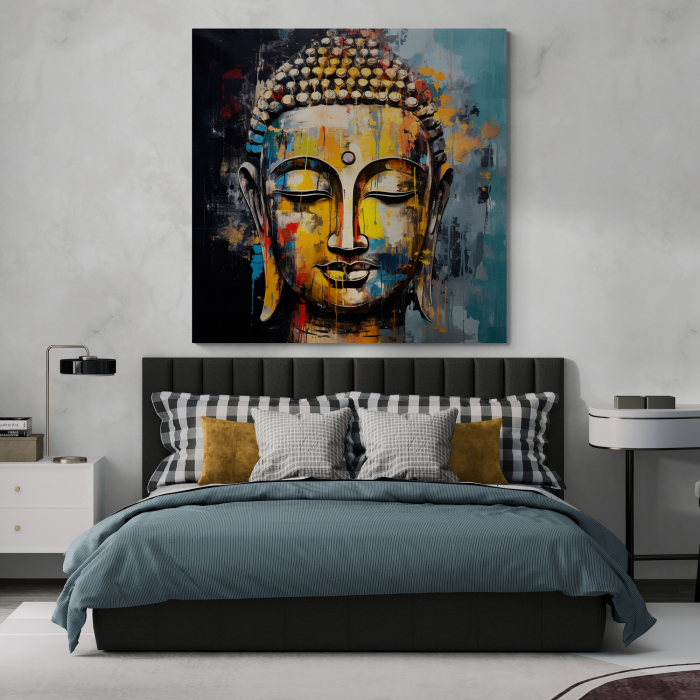 Tablou Buddha în Culori Vibrante [1]