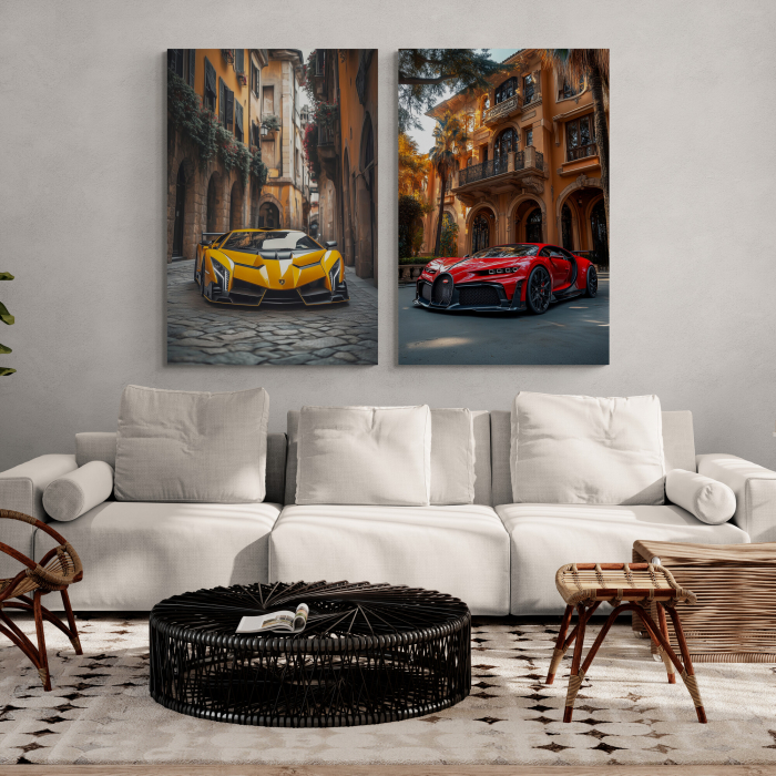 Două super masini spectaculoase – Lamborghini și Bugatti [1]