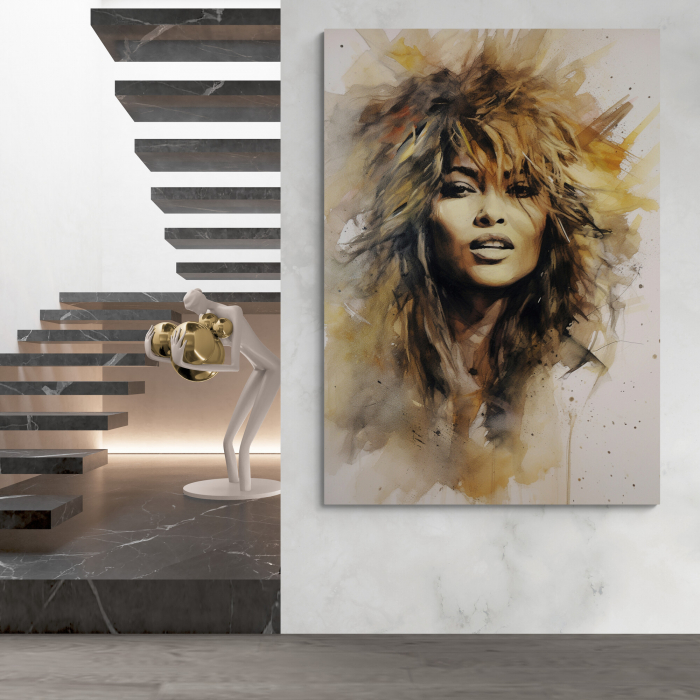 Tablou canvas portretul artistic al Tinei Turner [1]