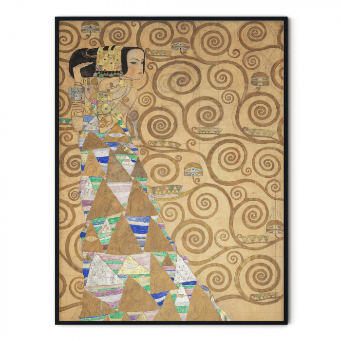 Print Fine Art, Expectation Dancer de Gustav Klimt, pentru birou [3]