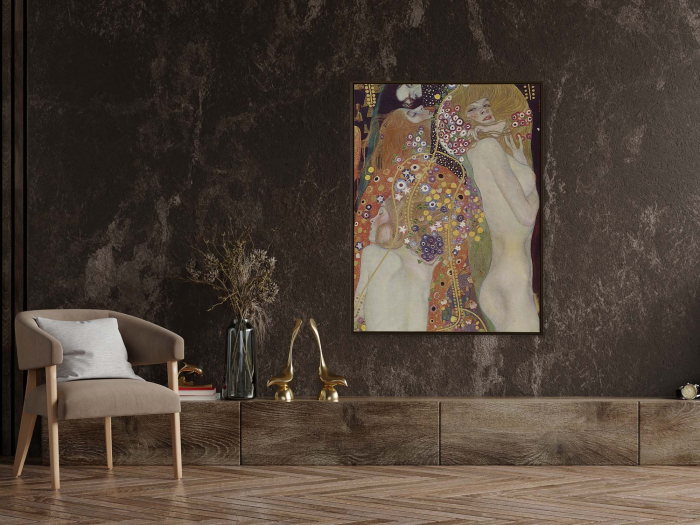 Reproducere Watersnakes II de Gustav Klimt pe hârtie foto Fine Art [1]