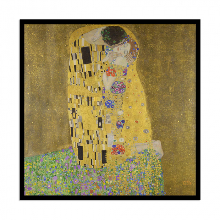 Reproducere tablou Klimt „The Kiss” pe hârtie Fine Art [3]