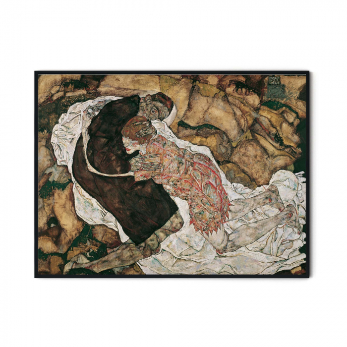 Reproducere tablou Egon Schiele, Death and Girl, color. [3]