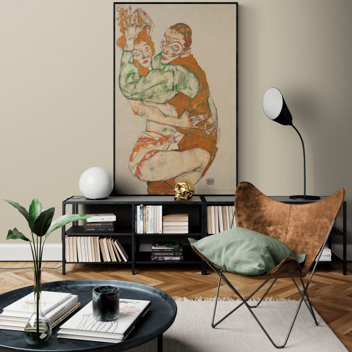 Tablou color Egon Schiele, Zeichnungen XII, print Fine Art [1]