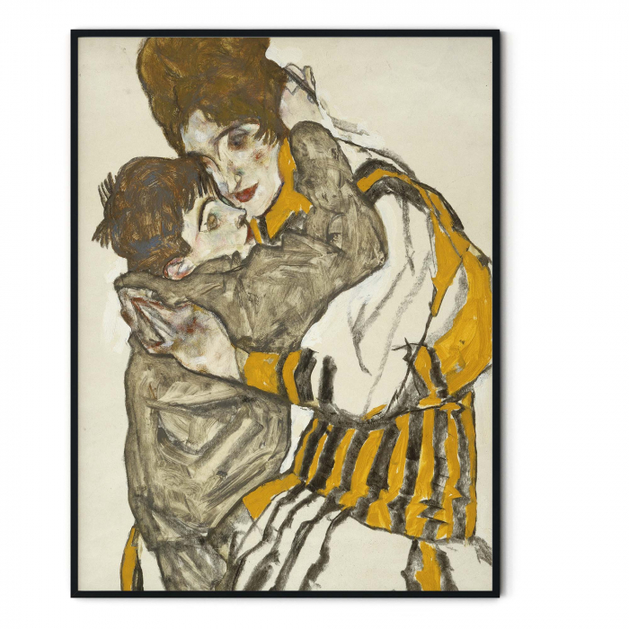 Reproducere Schiele pe canvas, tablou modern pentru living. [3]