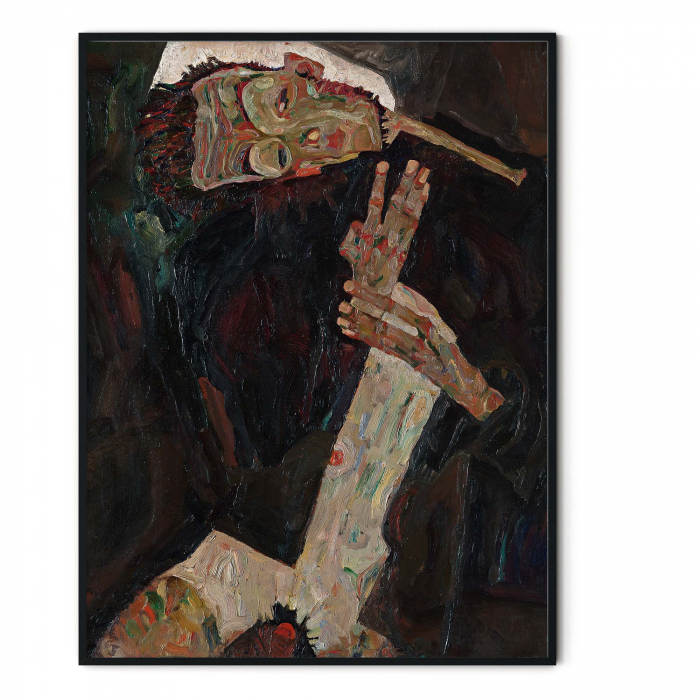 Print Fine Art color, The Lyricist de Egon Schiele, pentru bucătărie [3]