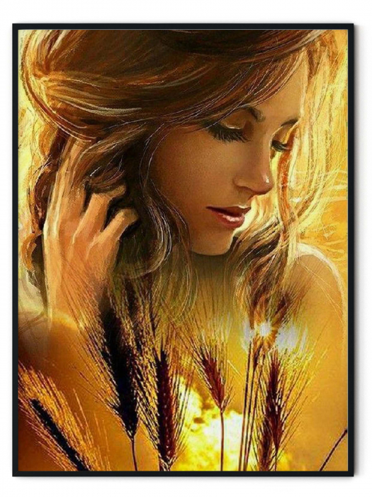 Tablou personalizat cu rama, poza de cuplu in dubla expunere, Intaglio, color, print pe hartie foto Fine Art [8]