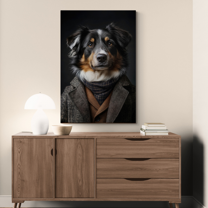 Tablou Personalizat Intaglio – portret Câinele tău elegant, [2]