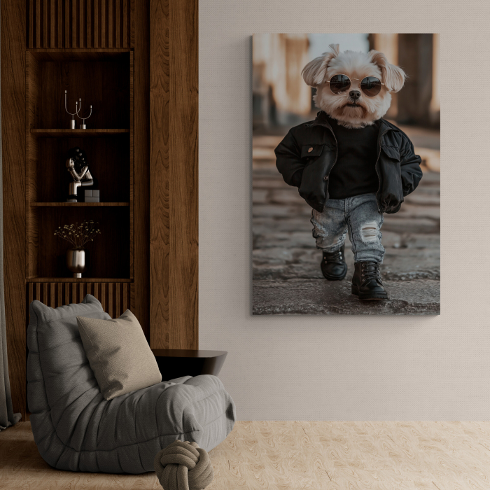 Tablou Personalizat Intaglio  poza câinelui [2]