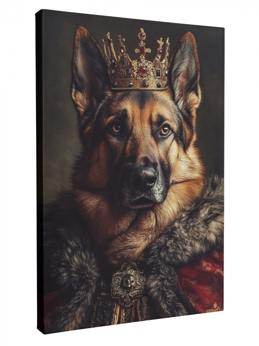 ablou Personalizat Intaglio Portret Nobil cu Câinele tău în stil Regal [1]