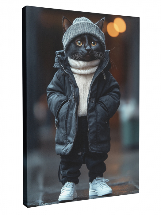 Portret digital realist pe canvas premium [1]