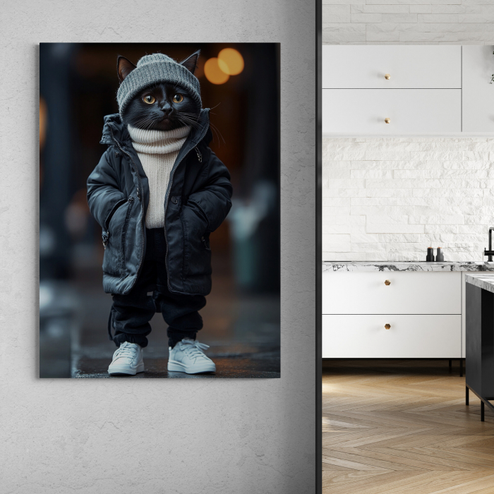 Portret digital realist pe canvas premium [2]