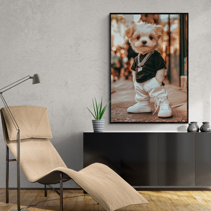 Tablou Personalizat Intaglio cu Câinele tău [2]