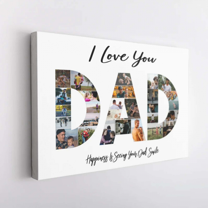 Cadou pentru tata, Tablou personalizat, Intaglio, colaj cu poze, Amintiri din vacanta la mare [2]