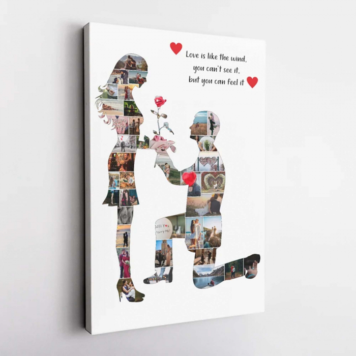 Cadou pentru Valentine's day, Tablou personalizat, Intaglio, cu rama, colaj, Amintiri din vacanta la Paris [4]