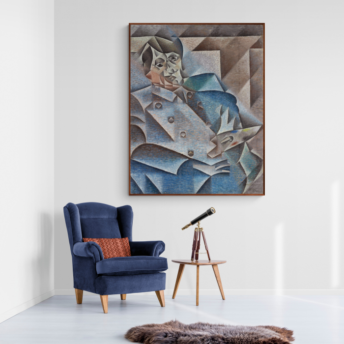 Tablou abstract modern, Portrait de Pablo Picasso, print Fine Art [1]