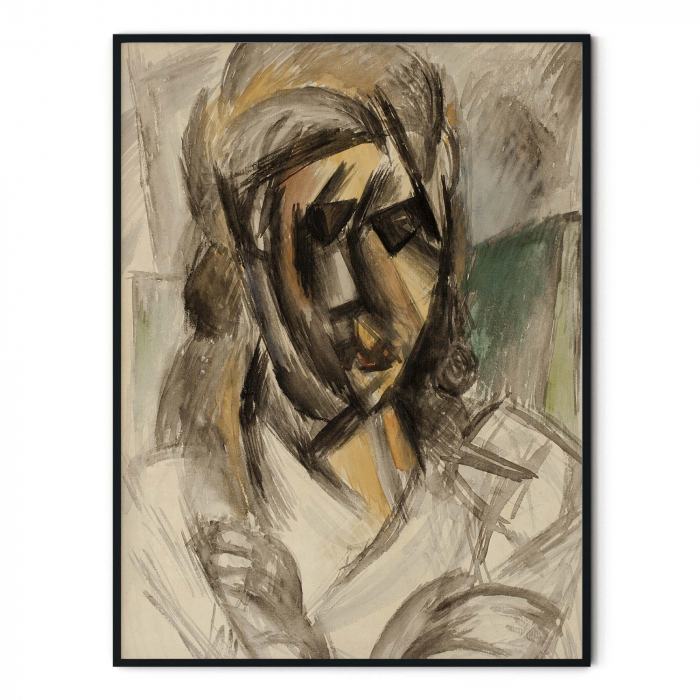 Tablou modern color, Bust of a Woman de Picasso, print Fine Art. [3]