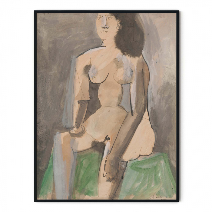 Reproducere Seated Woman de Picasso pe hartie Fine Art [3]