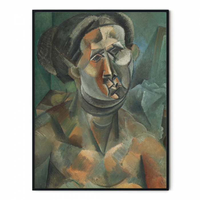 Print Fine Art, "Head of a Woman" de Picasso, modern şi color. [3]