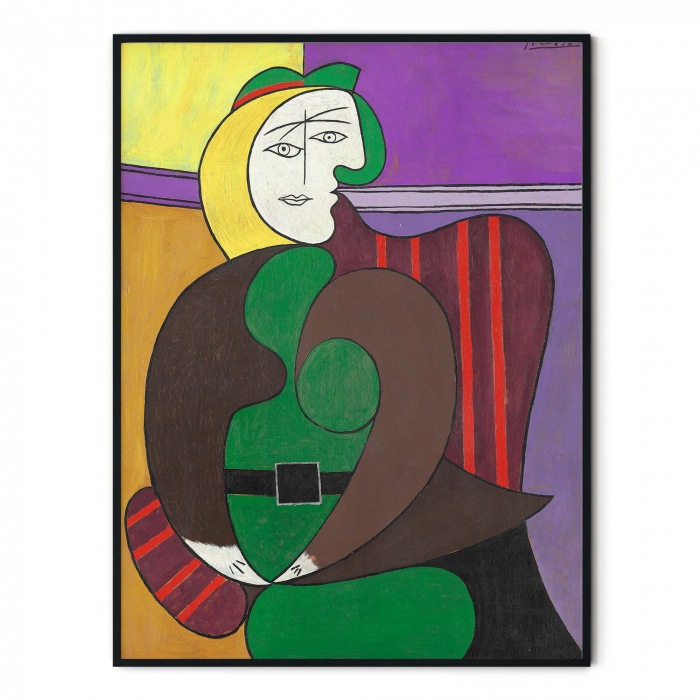 Reproducere The Red Armchair de Picasso pe hartie Fine Art [3]