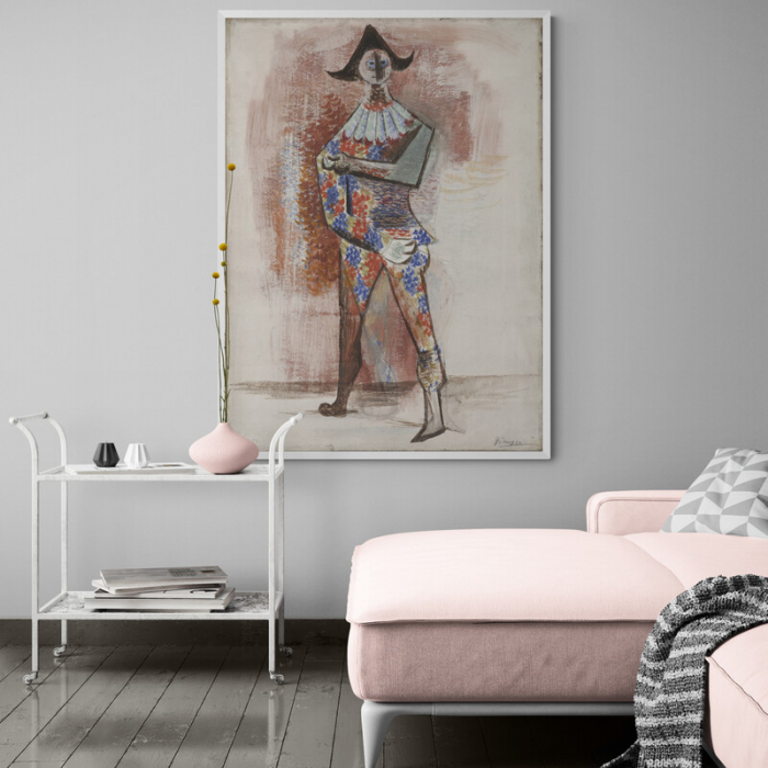 Print modern "Harlequin de Picasso" pe hârtie foto Fine Art. [1]
