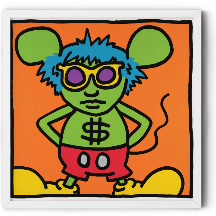 Reproducere artă Pop Warhol și Haring, print Fine Art [1]