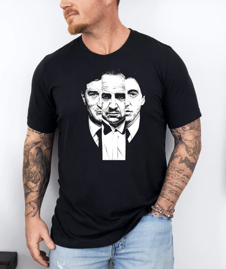 Tricou personalizat cu The Godfather, Al Pacino și alte celebrități [1]