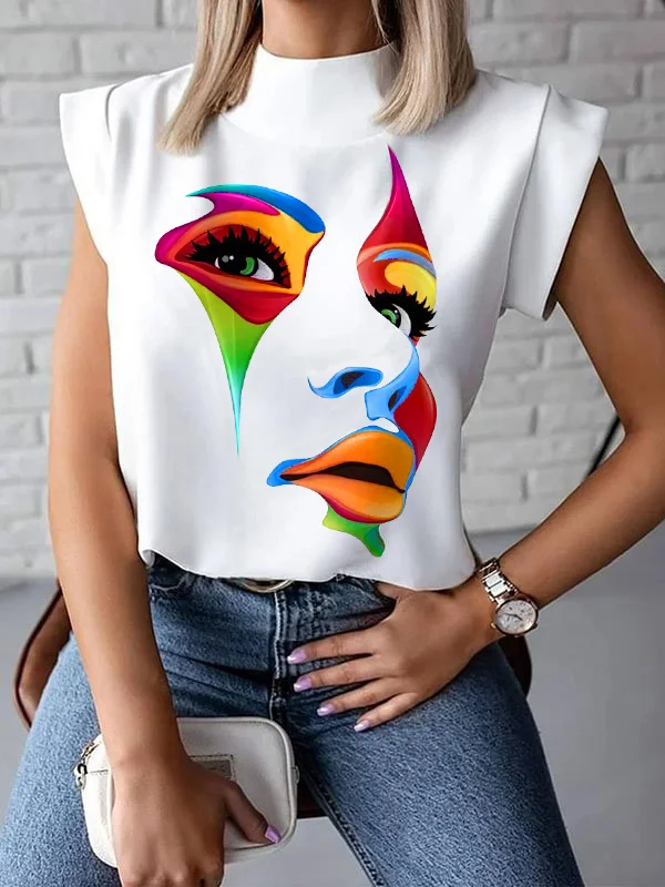 Tricou personalizat cu personaje și design artistic [3]
