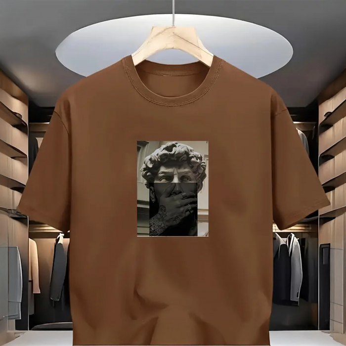 Tricou personalizat cu David de Michelangelo – operă de artă clasică reinterpretată în stil modern [2]