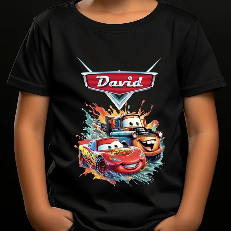 Tricou personalizat pentru copii cu Spiderman, Mario, Angry Birds, Cars și alte personaje [2]