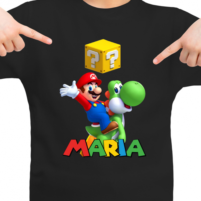 Tricou personalizat pentru copii cu Spiderman, Mario, Angry Birds, Cars și alte personaje [3]