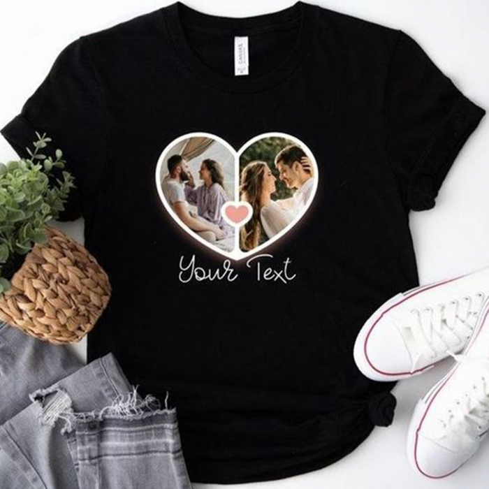 Tricou personalizat cu poze și text pentru tată [4]