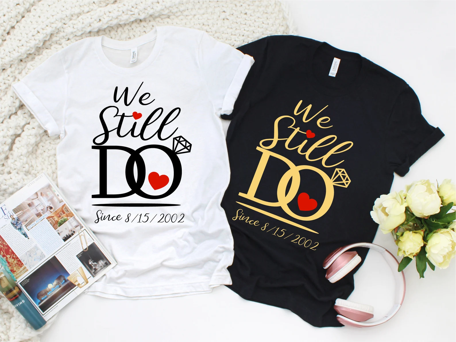 Tricou personalizat pentru cupluri – model romantic cu mesaje și design creativ [9]