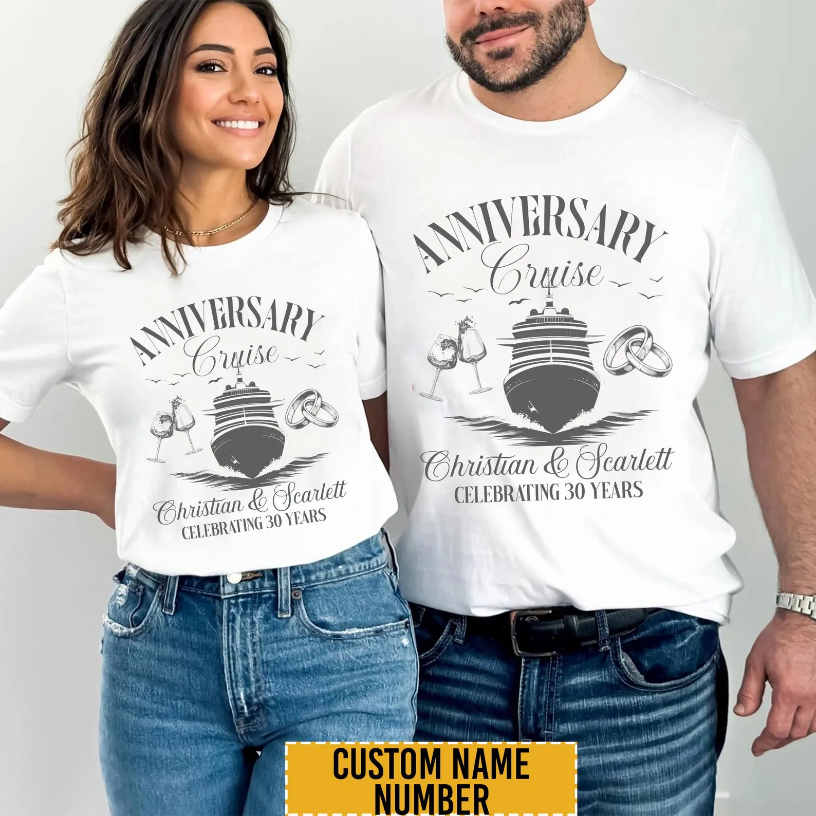 Tricou personalizat pentru cupluri – model romantic cu mesaje și design creativ [4]