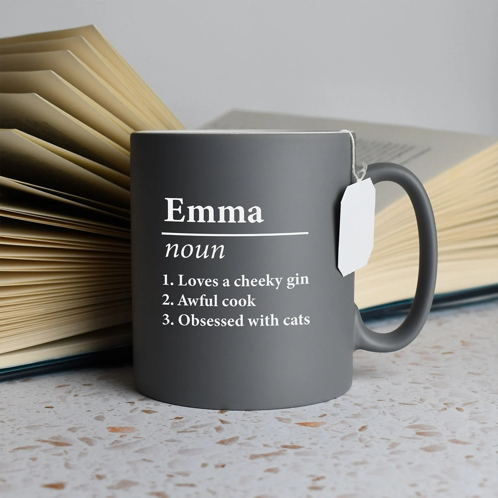 Cană personalizată cu nume și mesaj amuzant [1]