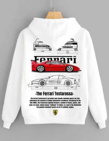 Hanorac personalizat cu design Porsche și Ferrari [4]