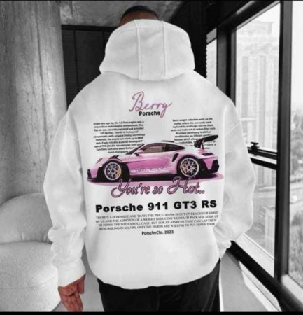 Hanorac personalizat cu design Porsche și Ferrari [1]