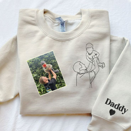 Hanorace personalizate - Hanorac personalizat cu ilustrație de familie