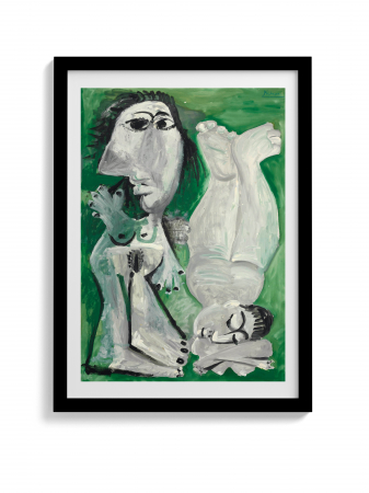 Pablo Picasso - Poster Deux nus couchés Pablo Picasso