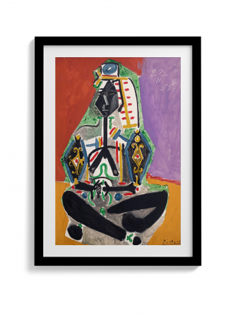 Pablo Picasso - Reproducere tablou Picasso, Jacqueline în costum turcesc
