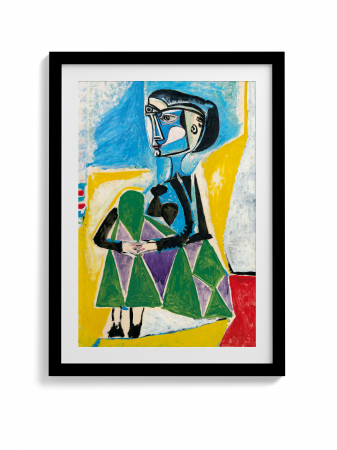 Pablo Picasso - Reproducere tablou Picasso Femme accroupie (Jacqueline) pe canvas