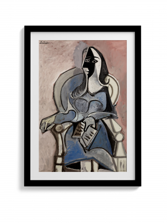Pablo Picasso - Poster Femme assise dans un fauteuil, Pablo Picasso