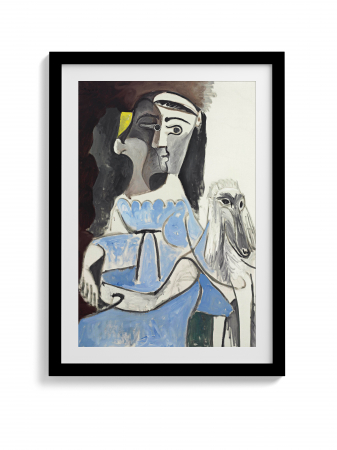 Pablo Picasso - Poster Femme au chien  2 , Pablo Picasso - Copie