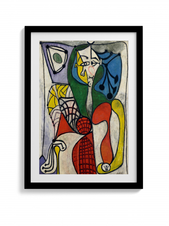 Pablo Picasso - Reproducere tablou canvas Picasso - Femme dans un fauteuil