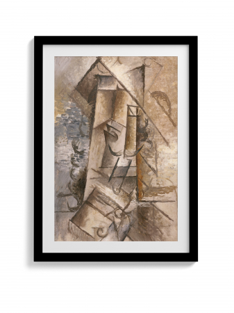 Pablo Picasso - Tablou abstract modern "Poster Buffalo Bill" de Picasso