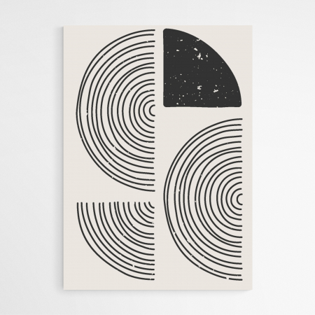 Set 3 tablouri, Intaglio, Abstracte, print pe hartie foto Fine Art, postere moderne minimaliste, Alb Negru, pentru bucatarie [4]