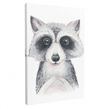 Set 4 tablouri, Intaglio, Animale, color, print pe hartie foto Fine Art, postere portret animale salbatice, pentru camera copii [9]